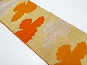 アンティーク　雲模様織り出し袋帯（材料）